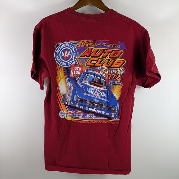 2007 Mens Drag Racing Large T-Shirt 43rd AAA Auto Club NHRA National Hotrods CA - Picture 2 of 7